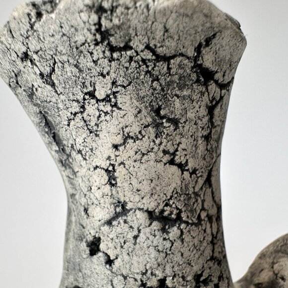 Stan Langtwait Mt St Helen’s Volcanic Ash Sculpted‎ Pottery Brutalist VTG Signed - Picture 9 of 10